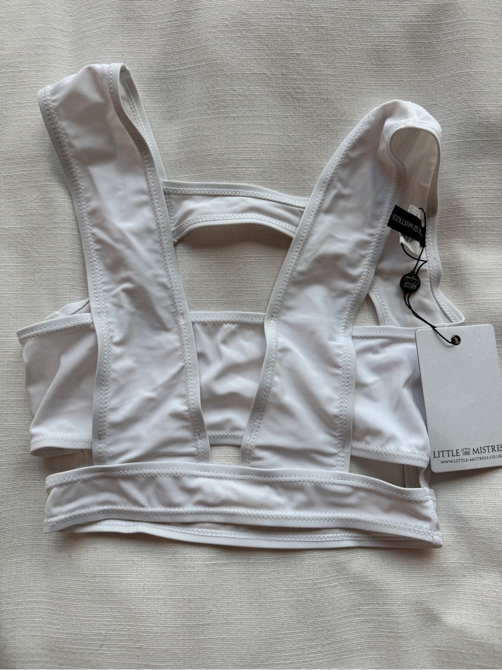 NEW ASOS white strappy Bralette